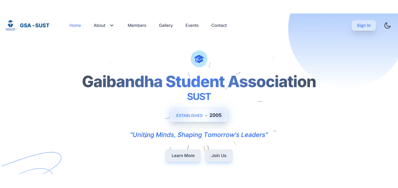 GSA-SUST website